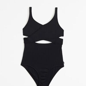Abercrombie Kids Black One Piece Swimsuit